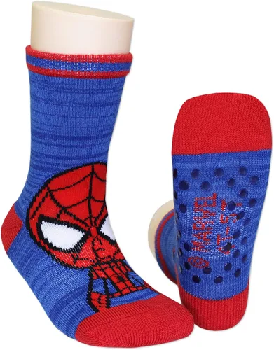 Vista 3 de Super Hero Adventures Spider-Man Boys - Calcetines con pinzas (bebéniño)
