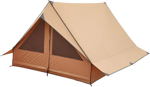 Vista 9 de VEVOR Tienda Caliente, Tiendas de Campaña Tipi Calientes con Toma para Estufa, Tiendas de Campaña Portátiles de Invierno con Faldón para Nieve