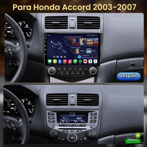 Vista 2 de [4 GB+64 GB] Radio de coche estéreo para Honda Accord 7th 2003 2004 2005