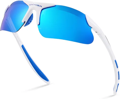 Vista 11 de Gafas de sol deportivas polarizadas para niños y niñas, gafas de béisbol y sóftbol, montura TR90