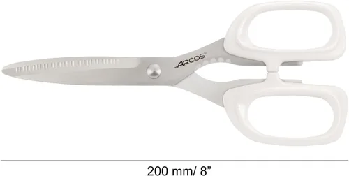 Vista 2 de Arcos Series Prochef - Tijeras de Cocina - Hoja Acero Inoxidable 8" - Mango Polipropileno Color Blanco