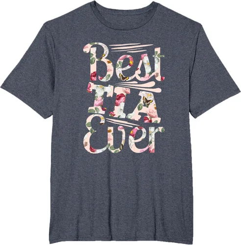 Vista 34 de Camiseta para mujer con texto en inglés "Best Tia Ever" Negro