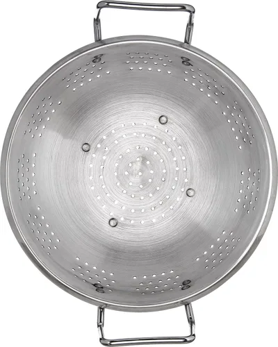Vista 2 de Carlisle FoodService 60278 - Colador de aluminio con asas (8 cuartos de galón)