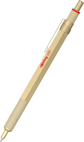 Vista 12 de Rotring 600 Bolígrafo de punta mediana, tinta negra, barril negro, recargable