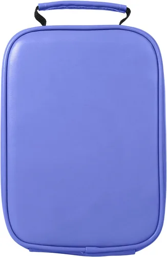 Vista 2 de ONTESY Lonchera de cuero impermeable con aislamiento térmico Bentobox para niños, contenedor de alimentos reutilizable para niños, adolescentes Azul