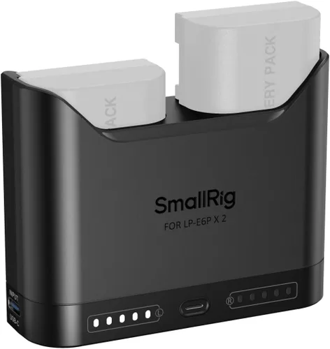 Vista 10 de SMALLRIG LP-E6NH Juego de baterías para Canon, 22.5W doble ranura 2H carga