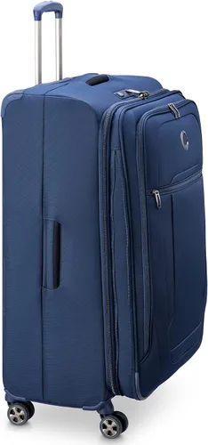 Vista 56 de DELSEY PARIS Helium DLX Softside - Maleta expandible con ruedas giratorias, azul marino, a cuadros, mediano de 25 pulgadas