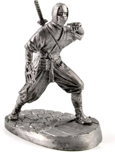Vista 9 de General chino, dinastía Han. Escultura de metal. Colección 2.126 in (escala 1/32) Figura miniatura. Soldados de juguete de lata