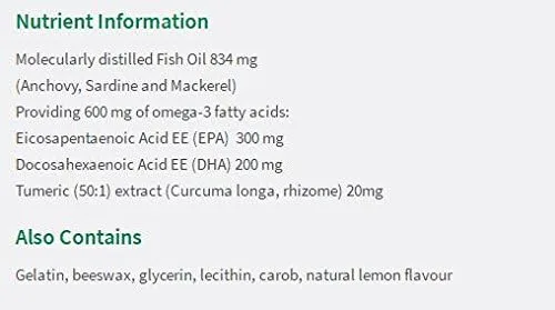 Vista 2 de Jamieson Omega-3 + cúrcuma, 75 cápsulas blandas