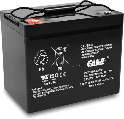 Vista 9 de Casil Batería de repuesto de 12 V y 12 Ah compatible con Go-Go Mobility Elite Traveller SC40E SC44E, paquete de 2