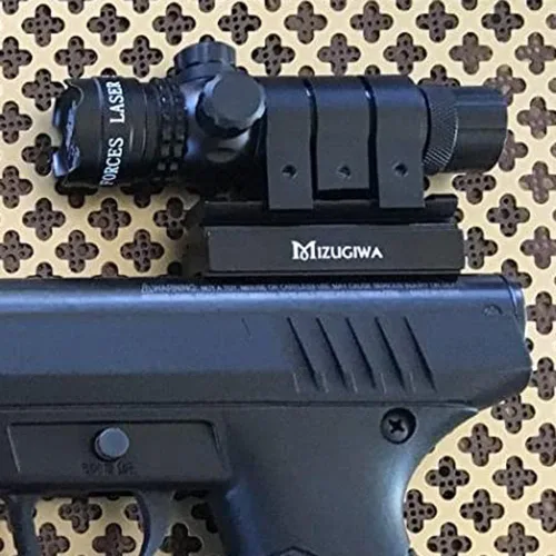 Vista 4 de MIZUGIWA Adaptador convertidor de riel de alcance de 11MM de cola de milano - 20MM para telescopio
