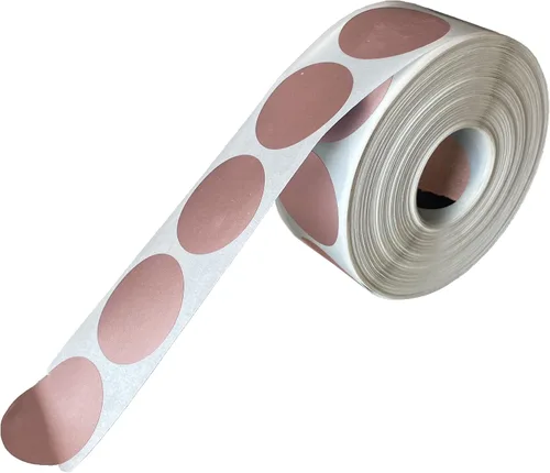 Vista 9 de Mr- Label - 1000 calcomanías redondas de rascar de 1 pulgada - Calcomanías de bricolaje para revelación de género Programas de recompensas Dorado