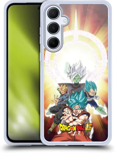 Vista 326 de Head Case Designs Funda de gel con licencia oficial de Dragon Ball Super Group Future Trunks Arc Characters [protección de grado militar] compatible