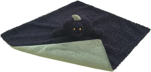 Vista 3 de Manta de seguridad suave de calabaza negra para bebé, manta de felpa con personaje de calabaza, regalo de baby shower/guardería, manta