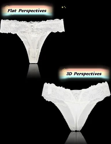 Vista 7 de ohyeah Tangas sexy de encaje tangas bragas de tiro bajo ropa interior para mujer de algodón entrepierna braga tangas bragas 4-18