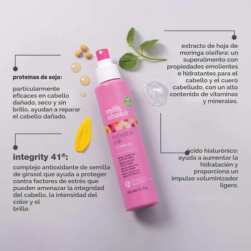 Vista 4 de milk_shake - Crema hidratante Incredible Milk 12 efectos Flower Power 150 ml