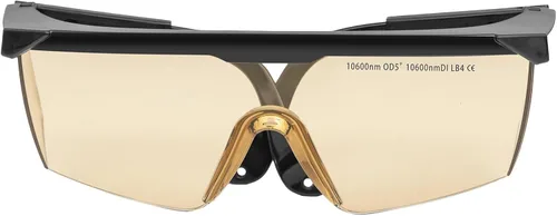 Vista 11 de MCWlaser Gafas de seguridad láser de CO2 10600nm Gafas de seguridad OD5+Profesional de protección láser tipo reflectante