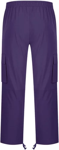 Vista 6 de Pantalones cargo para hombre 2024, ajuste relajado, ropa casual de trabajo, urbano, color caqui, pantalones deportivos holgados con bolsillos