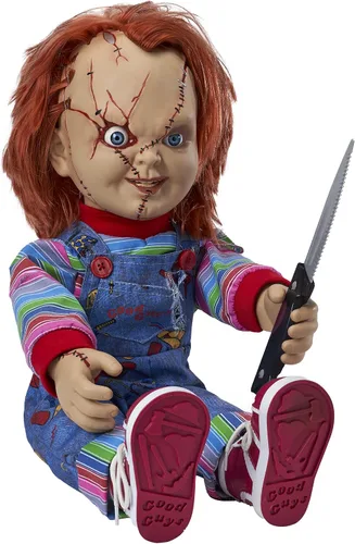 Vista 5 de Spirit Halloween Muñeca parlante de Chucky - 24 pulgadas, multicolor