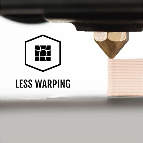 Vista 5 de HATCHBOX - Filamento de poliuretano termoplástico para impresora 3D, Shore 95A, color beige, carrete de 1 kg, precisión dimensional de +/- 0.03 mm