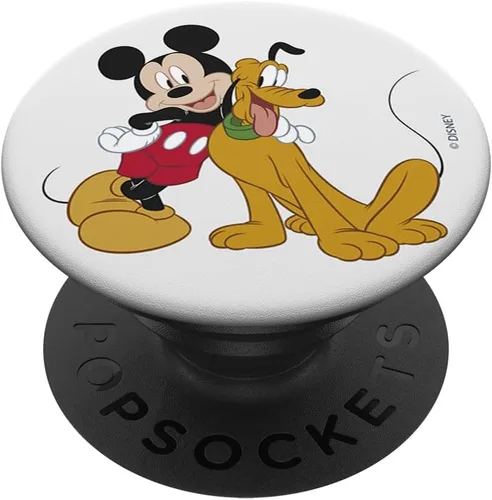Vista 6 de Disney Mickey y sus amigos Mickey & Pluto Retrato PopSockets MagSafe PopGrip para iPhone