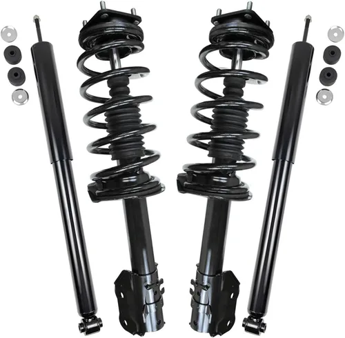 Vista 137 de Detroit Axle - Puntales y Amortiguadores para Chevy Traverse Buick Enclave GMC Acadia Saturn Outlook 2007-2012, 2 puntales delanteros con resorte