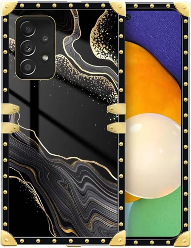 Vista 186 de Funda compatible con Samsung Galaxy A03S 4G, TPU suave de lujo y parte trasera de policarbonato duro para niñas y mujeres, funda protectora a prueba