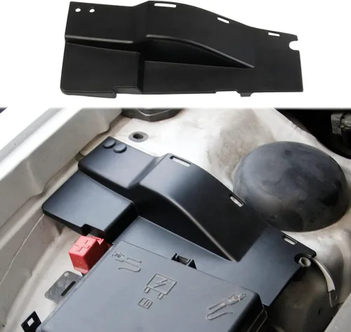 Vista 8 de Cubiertas de polvo laterales de motor de plástico negro Accesorios para Dodge Charger 2011-2022 (4 piezas en el capó del motor)