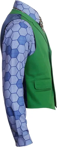 Vista 3 de MAXUPO Disfraz de Joker para hombre de caballero payaso Cospaly camisa chaleco traje de corbata
