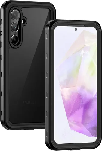 Vista 15 de Lanhiem - Funda para Samsung Galaxy A16 5G, impermeable IP68, resistente al polvo, con protector de pantalla integrado, cubierta protectora