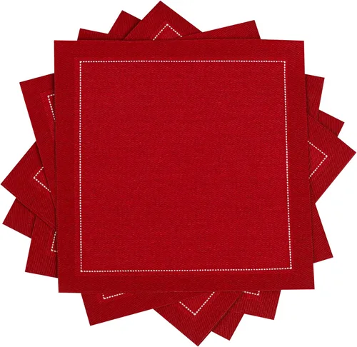 Vista 7 de Servilletas de Cinco Estrellas Servilletas de Algodón para Cóctel, Servilleta para Bebidas, Servilleta para Bar, Servilletas para Fiesta