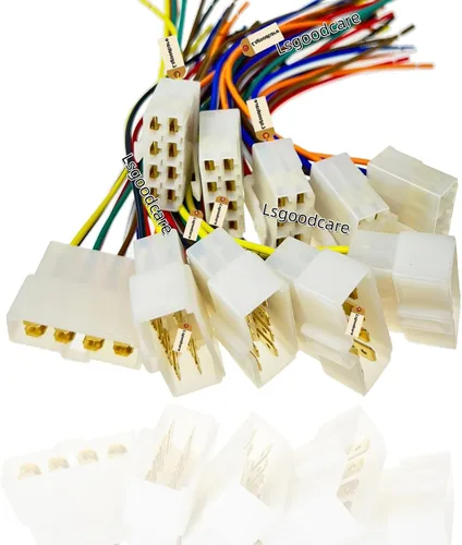 Vista 7 de Lsgoodcare 20 piezas de 6.3 mm, 1 pin, conectores de cable eléctrico automotriz, juego de enchufes macho hembra de 1 vía, terminal de zócalo