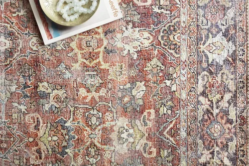 Vista 12 de Loloi Layla Spice/Marine - Alfombra de área de 7'-6" x 9'-6" especia/marina