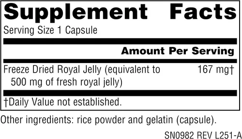 Vista 2 de Source Naturals Jalea Real - 500mg - 30 Cápsulas