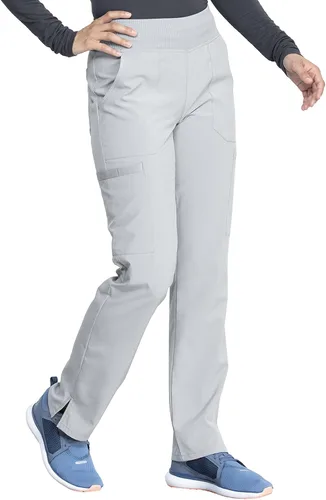 Vista 7 de Pantalón médico Dickies EDS Essentials para mujer, tiro natural, pierna cónica, sin cordones. DK005