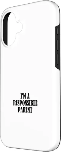 Vista 2 de iPhone 16 I'm a responsible parent Case