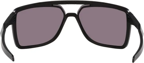 Vista 5 de Oakley Man OO9147 - Gafas de sol con montura negra mate, lentes gris Prizm, 2.480 in