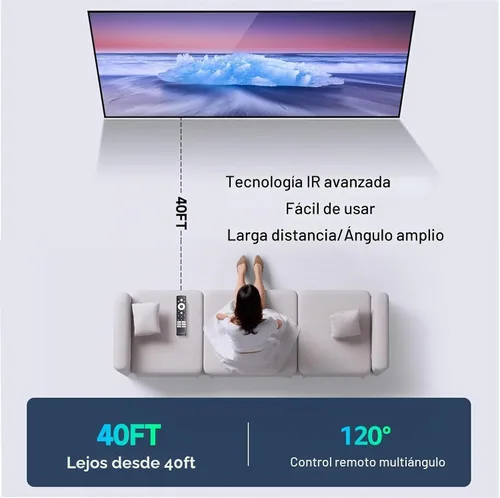 Vista 6 de Repuesto para control remoto LG, paquete de 2, 2026-2005, universal lg smart tv Magic remoto, Webos TVs, LCD, OLED. Sin voz, sin puntero,