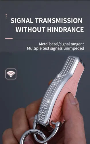 Vista 5 de ontto Funda para llave de coche con diamantes de imitación de 2 botones para Mercedes-Benz A Class B C E S G M V Class CLA CLS GLA GLC GLE GLK GL