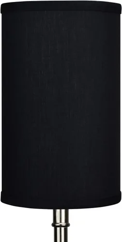 Vista 2 de FenchelShades.com 6 pulgadas de diámetro superior x 6 pulgadas de diámetro inferior 10 pulgadas de alto, pantalla de tambor de tela para lámpara
