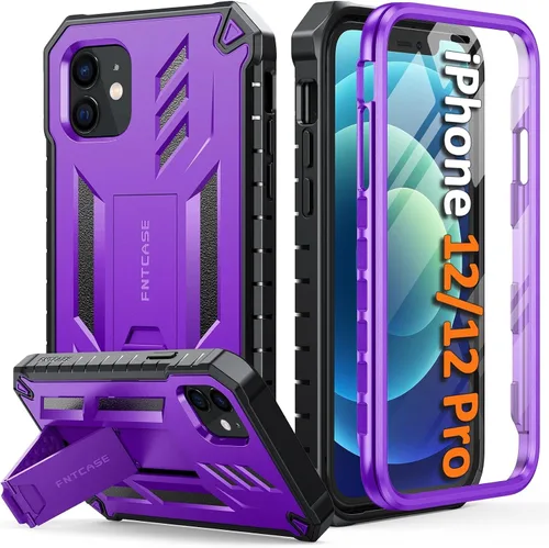 Vista 16 de FNTCASE Funda para Moto G 5G 2023 / Moto G Power 5G 2023 con función atril Negro