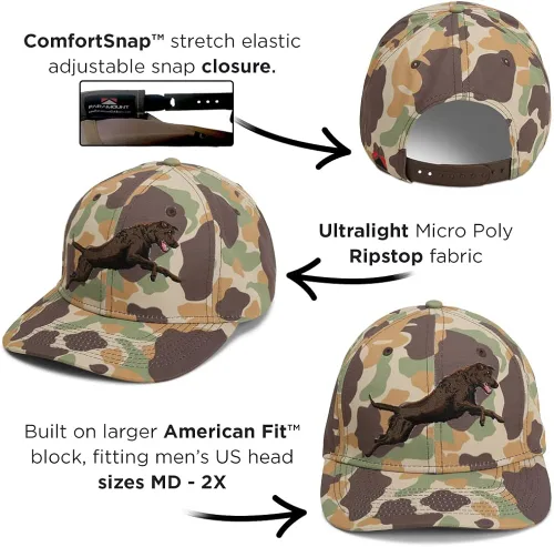 Vista 3 de Sporting Collection Gorras de caza de peces al aire libre Animal Trucker Hat Gorras de cuerda