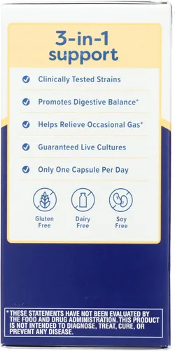 Vista 5 de Renew Life Probiótico para el cuidado de los hombres 50B, 30