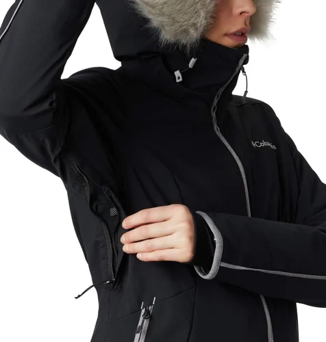 Vista 4 de Columbia Chaqueta de invierno Alpine Slide para mujer, impermeable y transpirable