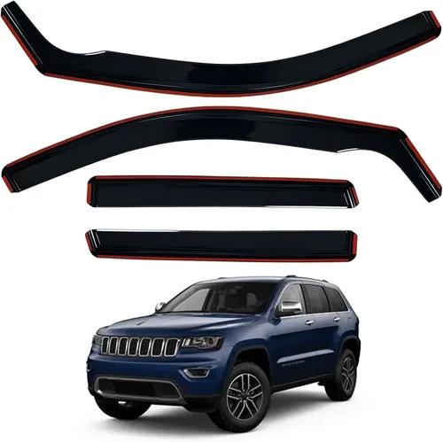 Vista 32 de AUXKO Protectores de lluvia para BMW X3 2018-2024 2025, 4 piezas de accesorios para viseras de ventilación de ventana, protector de lluvia con cinta