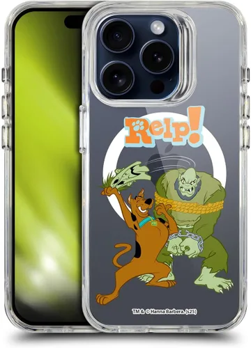 Vista 100 de Head Case Designs Funda con licencia oficial de Scooby-Doo Capture Character Art a prueba de golpes [protección de grado militar] compatible