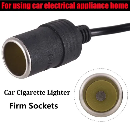 Vista 4 de Convertidor de CA a CC, Warmstor 8.5A 102W 110-220V a 12V para encendedor de cigarrillos de automóvil, adaptador de convertidor de corriente CA a CC
