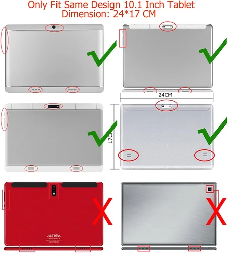 Vista 3 de Paquete de 2 protectores de pantalla de vidrio templado para Dragon Touch Notepad K10 Max10/ZONKO K105/WECOOL 10/YIERA 10/ectrus 10.1/ANTEMPER