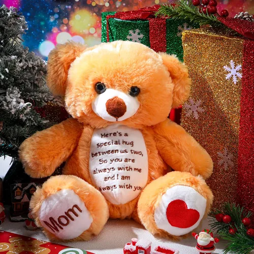 Vista 3 de Liliful Osos de condolencia para niños y niñas, pérdida de mamá, animal de peluche conmemorativo por la pérdida de mamá, niños y niñas, regalo