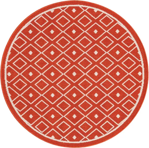 Vista 36 de Unique Loom Outdoor Trellis Collection - Alfombra de área Kafes (2 x 6 pies 1 pulgada, gris/marfil)